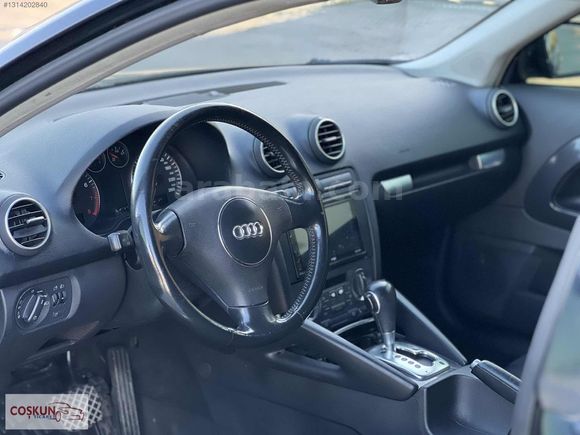 2005 MODEL 216 BİN KM EKSTRALI AUDİ A3 EN DOLU PAKET OTOMATİK