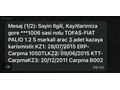 2001 Fiat Palio 1.2 S 157.000 Km
