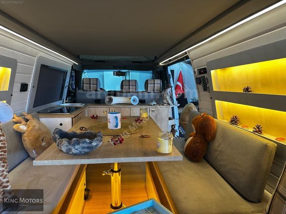 ~KİNG MOTORS~1998 VW T4 KARAVAN POP-UP TAVAN KLİMA GÜNEŞ PANELİ