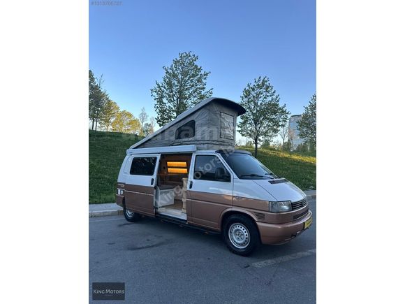 ~KİNG MOTORS~1998 VW T4 KARAVAN POP-UP TAVAN KLİMA GÜNEŞ PANELİ