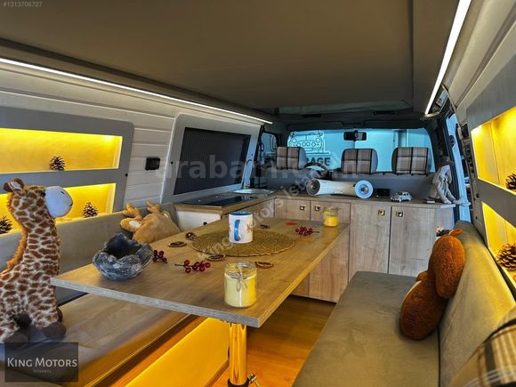 ~KİNG MOTORS~1998 VW T4 KARAVAN POP-UP TAVAN KLİMA GÜNEŞ PANELİ