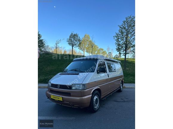 ~KİNG MOTORS~1998 VW T4 KARAVAN POP-UP TAVAN KLİMA GÜNEŞ PANELİ