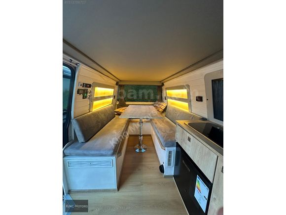 ~KİNG MOTORS~1998 VW T4 KARAVAN POP-UP TAVAN KLİMA GÜNEŞ PANELİ
