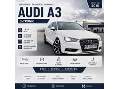 A3 2015 ATTRACTİON S-TRONİC TRAMERSİZ EN UYGUN KROM PAKET