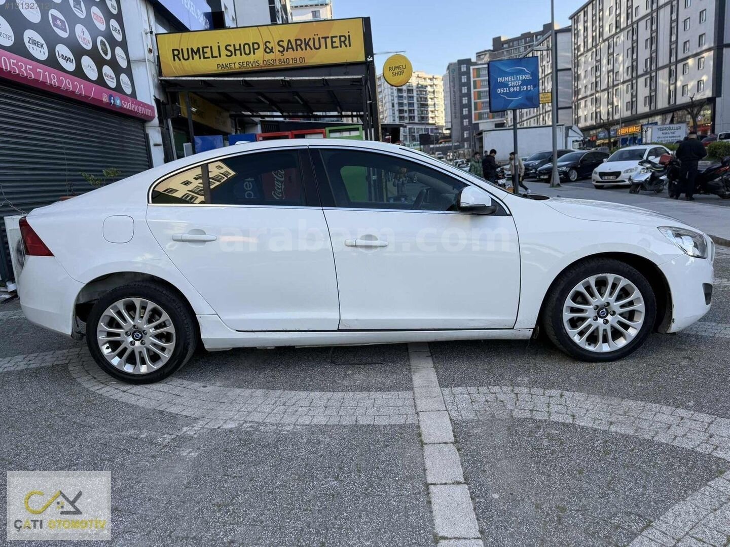 Galeriden Volvo S60 1.6 D Premium 2012 Model İstanbul 340.000 km Beyaz 6