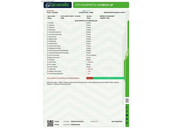 CADDEM AUTO DİDİM'DEN FORD COURİER PANELVAN KLİMALI
