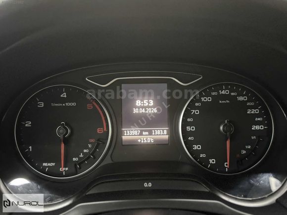 NUROL- 2016 AUDI A3 SPORTPACK1.6TDI AMBIENTE-OTOMATİK-1.29 KREDİ