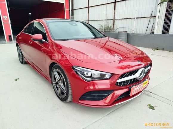 Galeriden Mercedes - Benz CLA 200 AMG+ 2022 Model İstanbul 49.261 km Kırmızı