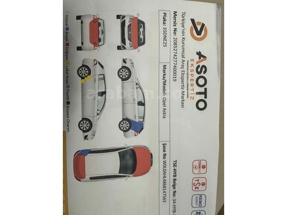 Sahibinden Opel Astra 1.3 CDTI Enjoy 2006 Model İzmir 173.000 km