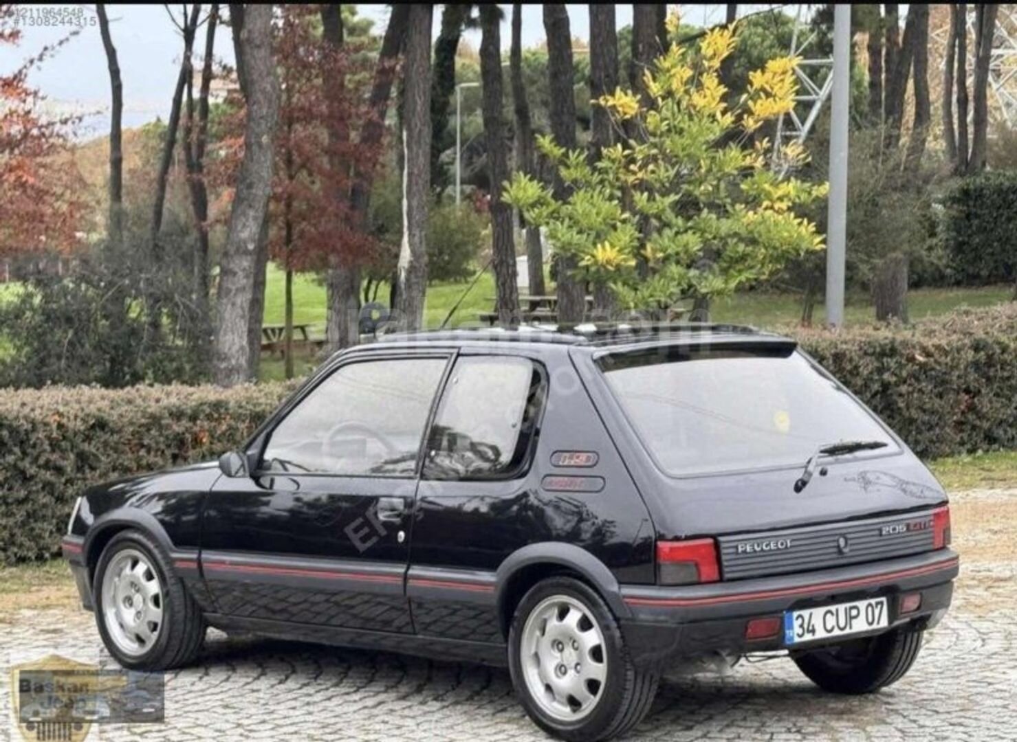 Galeriden Peugeot 205 1.9 1993 Model İstanbul 131.000 km Siyah 7