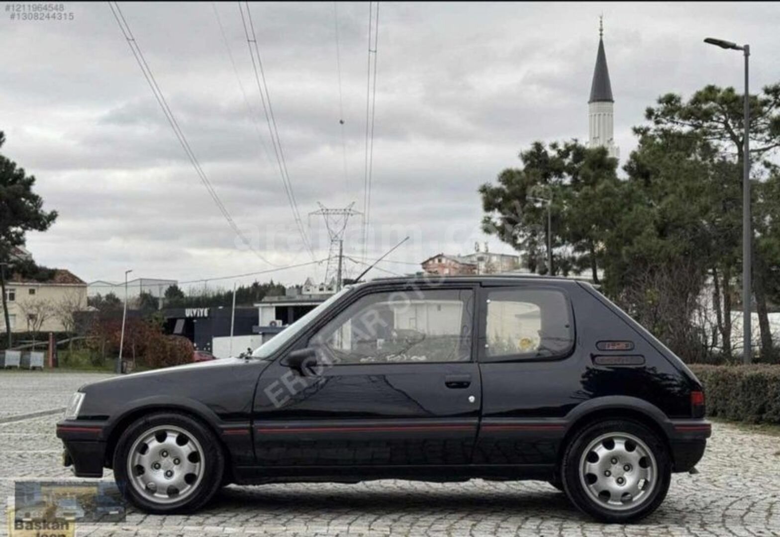 Galeriden Peugeot 205 1.9 1993 Model İstanbul 131.000 km Siyah 5