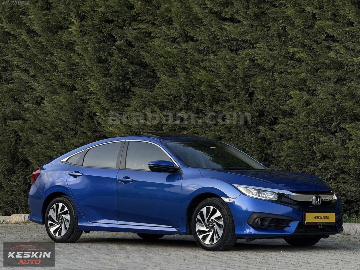 Galeriden Honda Civic 1.6i VTEC Eco Elegance 2018 Model Bolu 178.000 km Lacivert 2