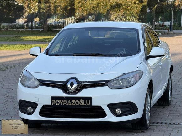 RENAULT/FLUENCE/1,5/DCI/TOUCH/MASRAFSIZ/OTOMOTİK/K.KARTA/12 TAK