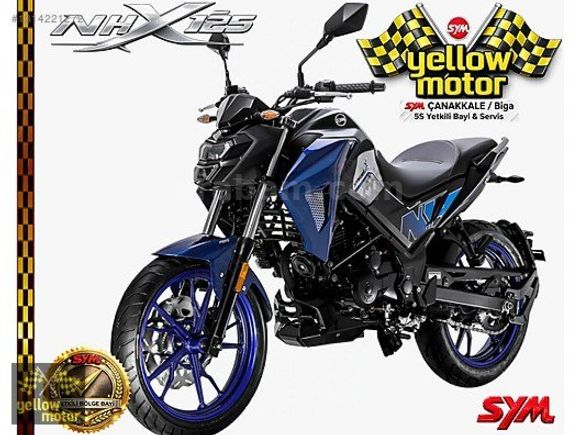 マルモページです＊Ｎｏ．1 Galeriden SYM NH X 125 2024 Model Çanakkale 0 km Mavi - 40129104