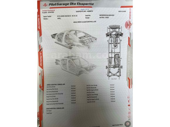 Sahibinden Opel Astra 1.5 D GS Line 2020 Model 