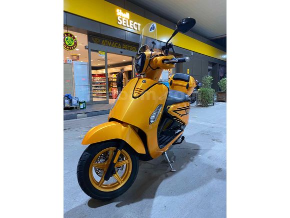 Sahibinden Yuki Gelato 125 2024 Model Kocaeli 13.888 km Sarı