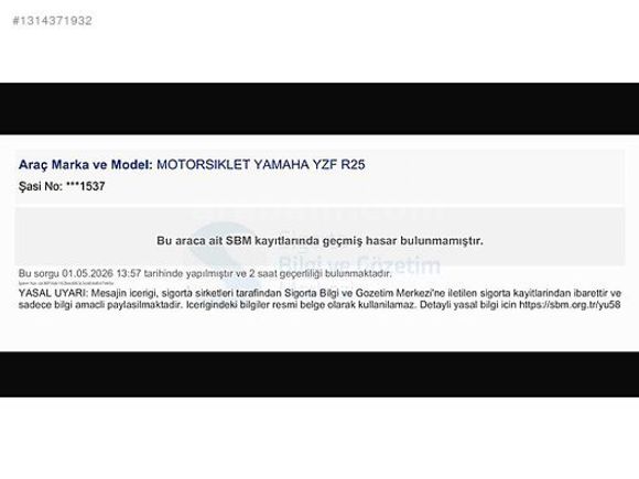 MURAT ADA'DAN YAMAHA R25