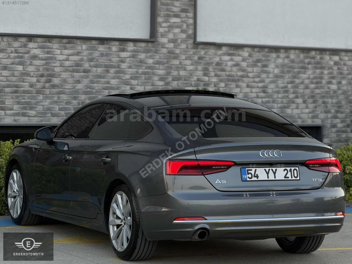 Galeriden Audi A5 Sportback 1.4 TFSI Design 2017 Model Sakarya 239.000 km Gri 7