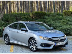2016 Honda Civic 1.6i VTEC/Otomatik/Sunroof/Hatasız,Tramersiz