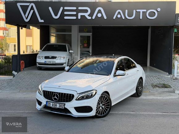 VERA AUTO'DAN MERCEDES C200d AMG 2016 MODEL DEĞİŞENSİZ 211.000KM