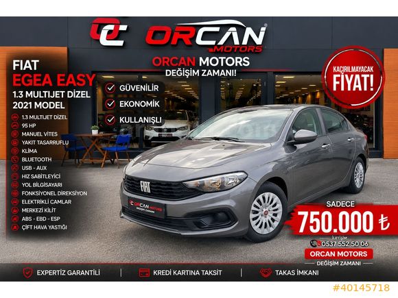 ORCAN MOTORS dan 2021 Egea 1.3 MultiJet II Easy
