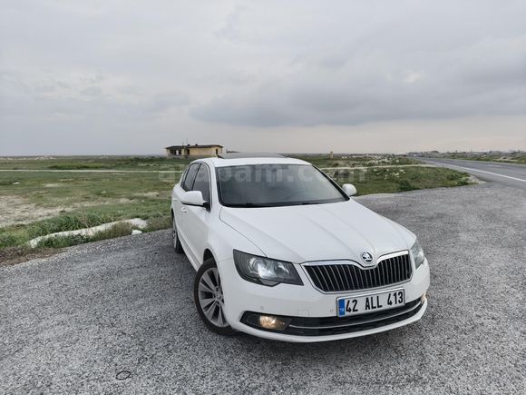 Sahibinden Skoda SuperB 1.6 TDI Prestige 2014 Model Aksaray 140.000 km Beyaz