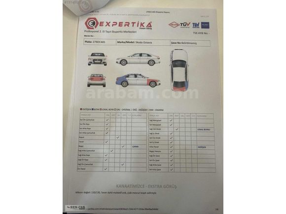 2019 OCTAVİA 128 BİN KM HATASIZ İÇİ BEJ EMSALSİZ