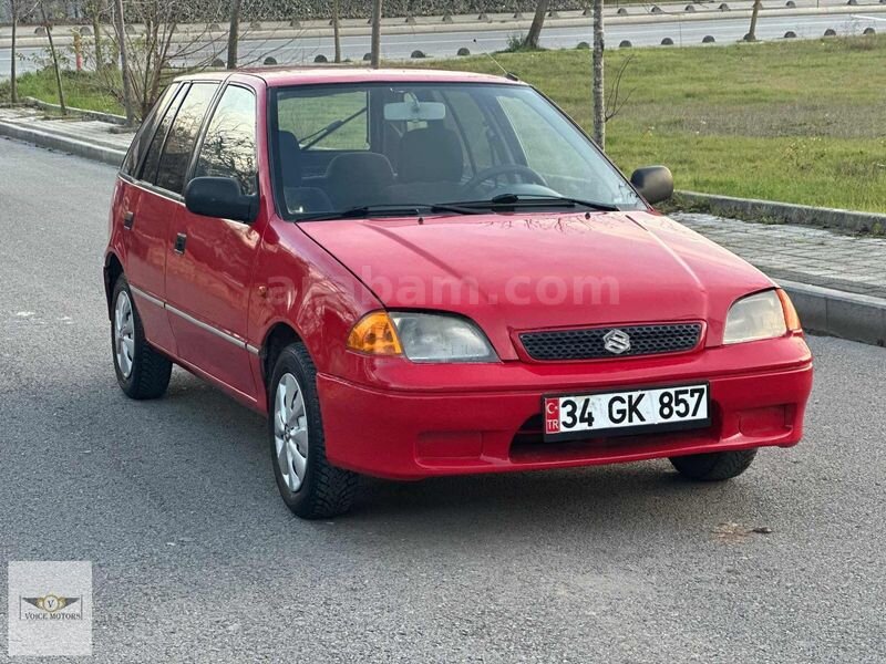 Galeriden Suzuki Swift 1.3 GLX 2001 Model İstanbul 165.000 km Kırmızı
