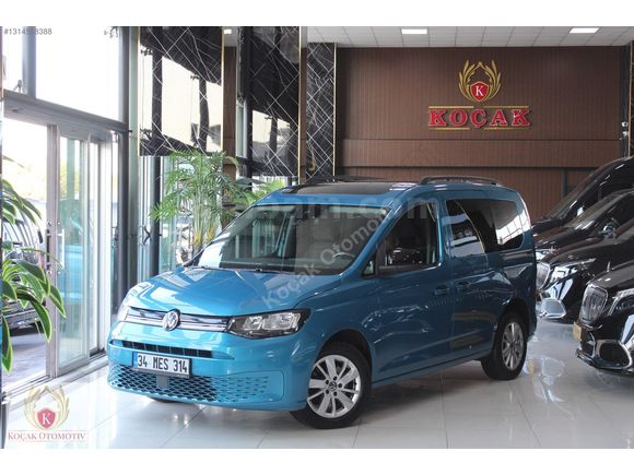 KOÇAK OTOMOTİV VW Caddy 2.0 TDI Life DSG Azul Mavisi&Cam Tavan