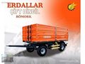 ERDALLAR Römork Bayisinden 4-5-6Ton 4 Teker Çift ilave Römorklar