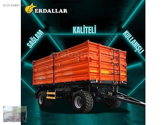 ERDALLAR Römork Bayisinden 4-5-6Ton 4 Teker Çift ilave Römorklar
