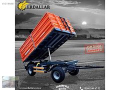 ERDALLAR Römork Bayisinden 4-5-6Ton 4 Teker Çift ilave Römorklar
