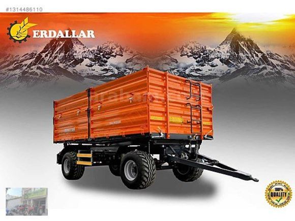 ERDALLAR Römork Bayisinden 4-5-6Ton 4 Teker Çift ilave Römorklar