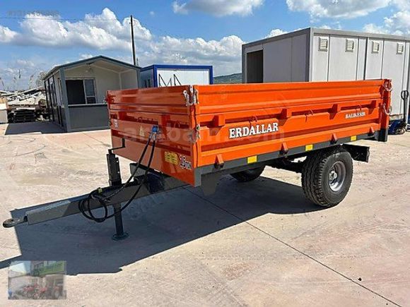ERDALLAR Römork Bayisinden 2,5 Ton Damperli Römorklar