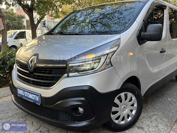 2021-RENAULT TRAFİC-5+1-UZUNŞASİ-145BG-BOYASIZ- İLK SAHİP-%20KDV