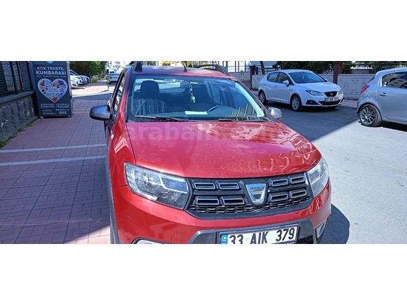 Sahibinden Dacia Sandero 1.5 dCi Stepway 2017 Model  64.000 km Kırmızı