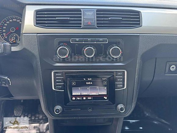 2016 ÇIKIŞLI İLK ELDEN HATASIZ BOYASIZ ORJ 77'BİNDE VW CADDY