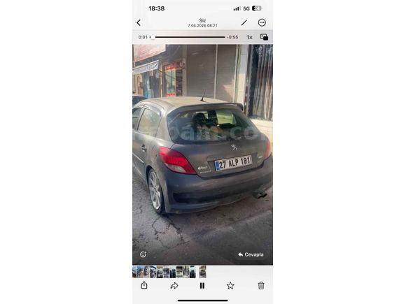 Sahibinden Peugeot 207 1.4 Millesim 2010 Model  275.000 km Füme