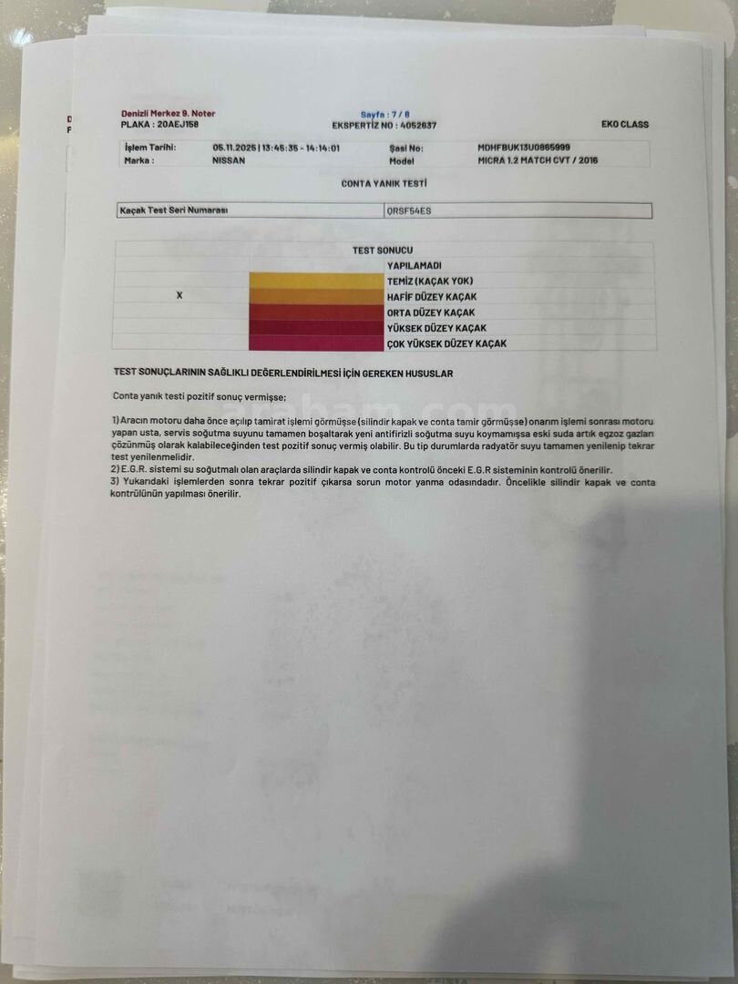 Sahibinden Nissan Micra 1.2 Match 2016 Model 7