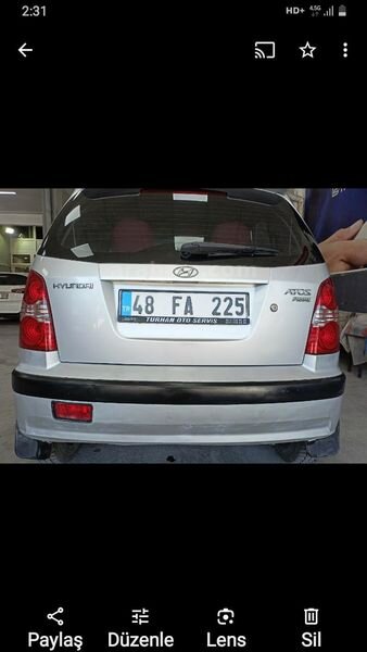Sahibinden Hyundai Atos 1.1 GLS 2008 Model Kütahya 152.000 km Gri