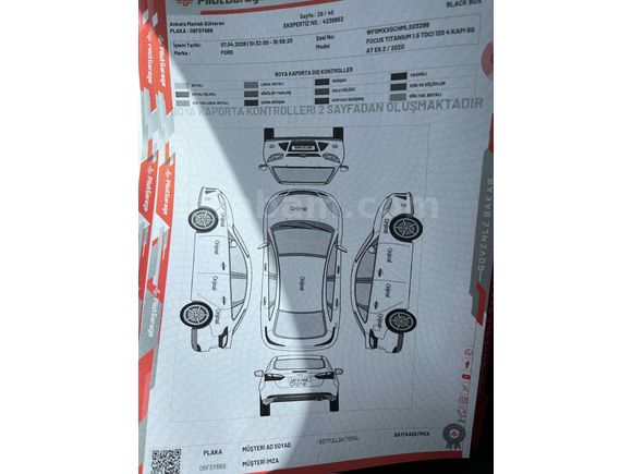 Sahibinden Ford Focus 1.5 TDCi Titanium 2020 Model 