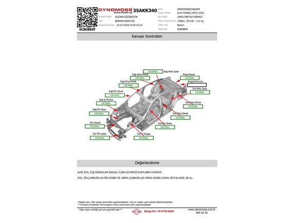Sahibinden Alfa Romeo MiTo 1.4 T Distinctive 2010 Model