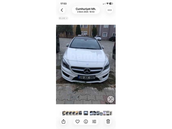 Sahibinden Mercedes - Benz CLA 200 AMG 2015 Model 