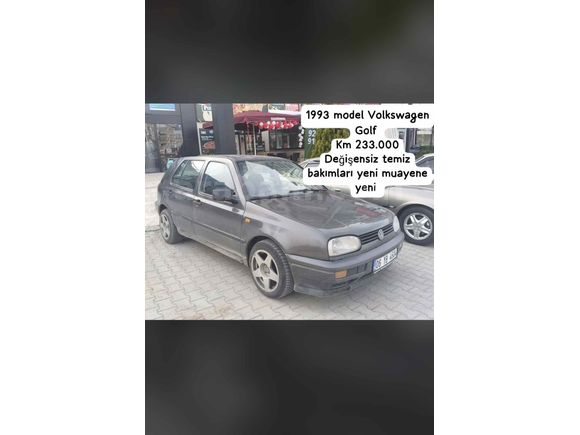 Sahibinden Volkswagen Golf 1.6 CL 1993 Model 