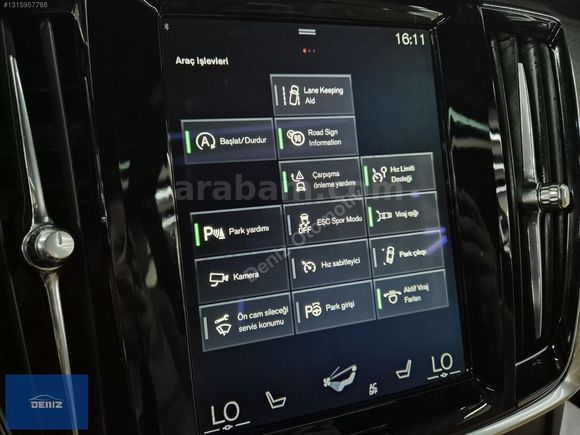 2016 HATASIZ VOLVO S90 2.0 D5 INSCRIPTION 4X4 116 BİN KM'DE TABA