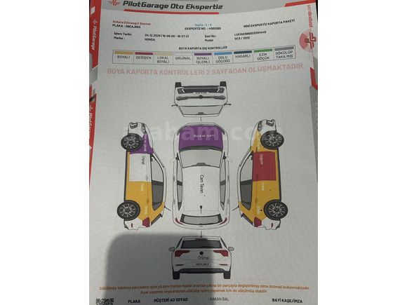 Sahibinden Honda Jazz 1.4 Joy 2012 Model 