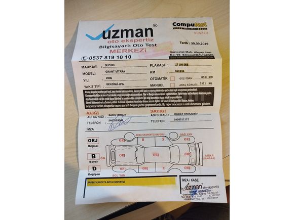 Sahibinden Suzuki Grand Vitara 1.6 JX-A 2006 Model Mersin 340.000