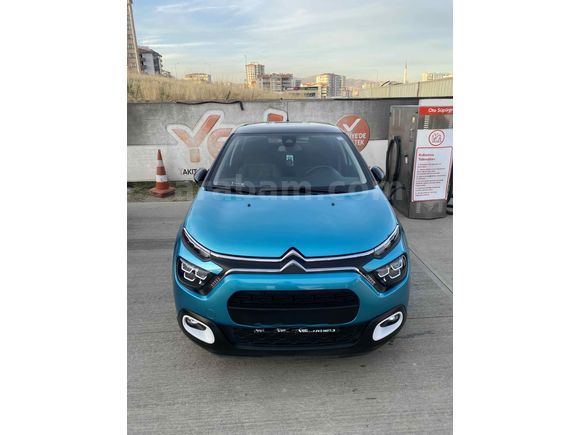 Hatası Boyasız Tramersiz 2023 Citroen C3 Shine En Dolu Paket