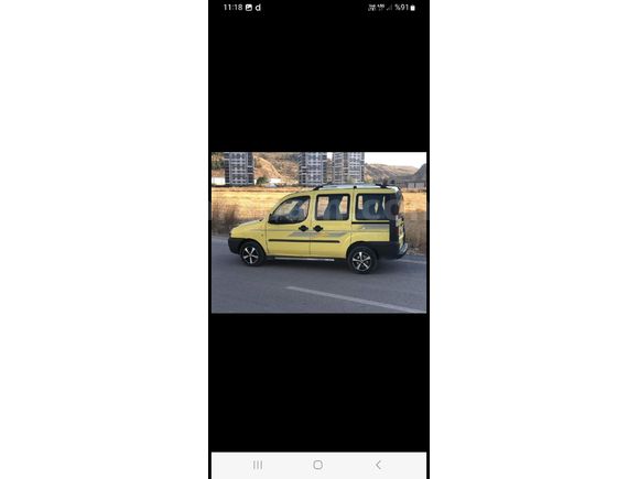 Sahibinden Fiat Doblo Cargo 1.9 D 2002 Model  317.000 km Sarı