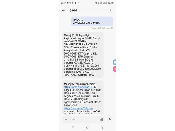 Yüksek tavan T5 Transporter kamp aracı.